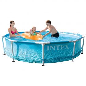 Intex Piscina cu cadru metalic Beachside, 305 x 76 cm