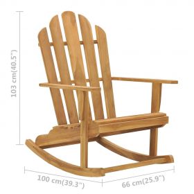 Scaun balansoar Adirondack