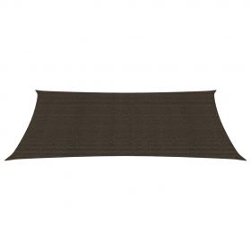 Panza parasolar, maro, 3 x 6 m, HDPE, 160 g/m²