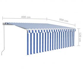 Copertina retractabila manual cu stor&LED