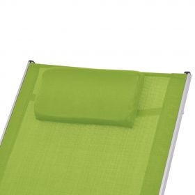 Scaun balansoar de exterior, verde, textilena