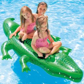 Intex Jucarie de piscina crocodil gigant ride-on, 203x114 cm