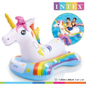 Intex Jucarie de piscina unicorn ride-on, 163x86 cm