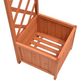 Spalier arcada trandafiri cu ghivece 180 x 40 x 205 cm