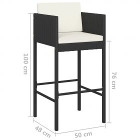 Scaune de bar cu perne