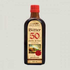 Bitter 50 Plante cu Ganoderma 200ml - Dacia Plant