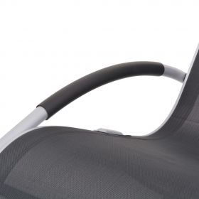 Scaun balansoar de exterior, aluminiu si textilena