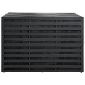 Lada de depozitare gradina, antracit, 150 x 100 x 100 cm, aluminiu