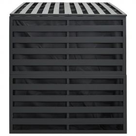Lada de depozitare gradina, antracit, 150 x 100 x 100 cm, aluminiu