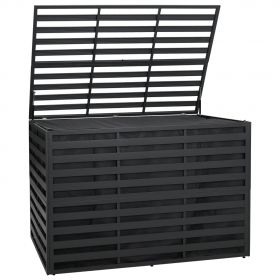 Lada de depozitare gradina, antracit, 150 x 100 x 100 cm, aluminiu