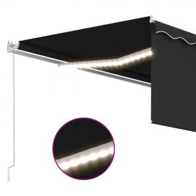 Copertina retractabila manual cu stor & LED