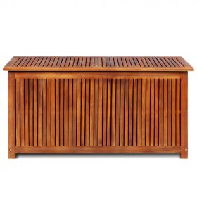 Lada de depozitare gradina, 117 x 50 x 58 cm, lemn masiv de acacia