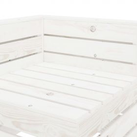 Canapea din paleti de gradina cu 2 locuri, lemn
