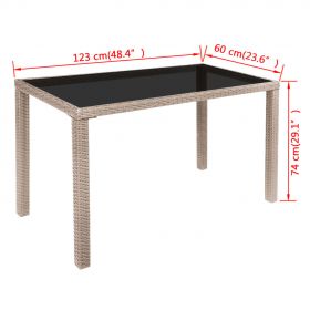 Set mobilier de exterior cu perne