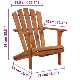Scaun de gradina Adirondack