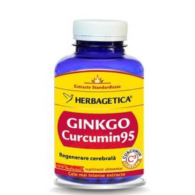 GINKGO CURCUMIN95 120cps - Herbagetica