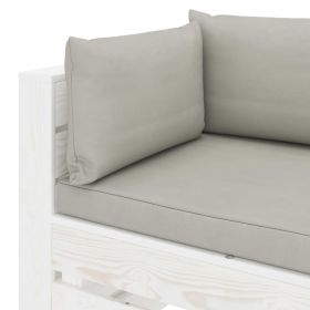 Canapea gradina din paleti, model 2