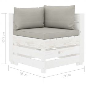 Canapea gradina din paleti, model 2
