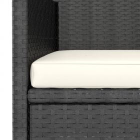 Set cu scaun de gradina si taburet