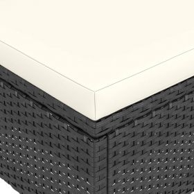 Set cu scaun de gradina si taburet