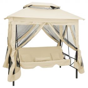 Balansoar extensibil cu pavilion