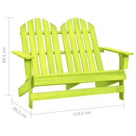 Scaun de gradina Adirondack cu 2 locuri