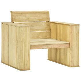 Scaun de gradina & perne rosii cu carouri