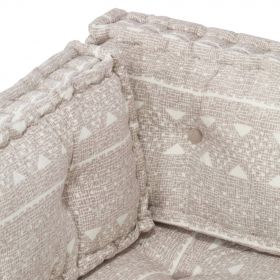 Perna pentru canapea din paleti, material textil