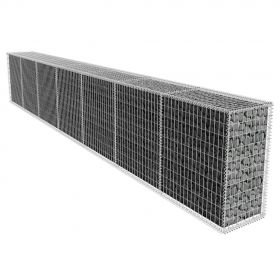 Perete gabion cu capac