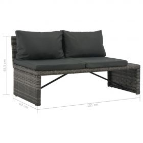 Set mobilier de gradina cu perne