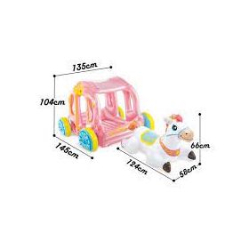 Centru joaca copii caleasca printesa Intex Princess Carriage