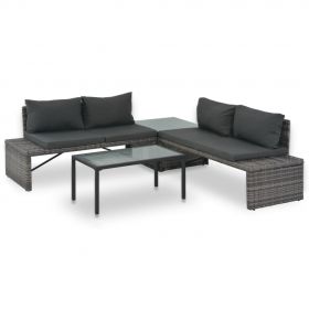 Set mobilier de gradina cu perne