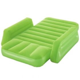 Pat gonflabil pentru copii Bestway, 145x76x18 cm, verde