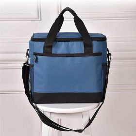 Geanta termoizolanta pentru picnic sau plaja, capacitate 16l, albastra