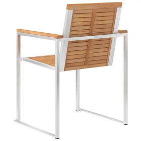 Scaune de gradina cu perne, 6 buc., lemn masiv de tec-3078602