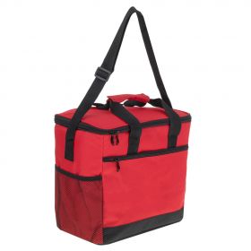Geanta termoizolanta pentru picnic sau plaja, capacitate 16l, Rosie