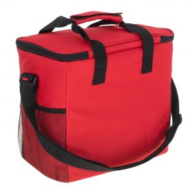 Geanta termoizolanta pentru picnic sau plaja, capacitate 16l, Rosie