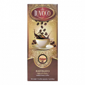 Luvoco Raffinato - capsule de cafea cu ganoderma 15buc - Gano Excel