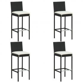 Set mobilier bar de gradina cu perne