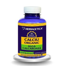 Calciu organic - Alga calcaroasa - Herbagetica 30 capsule
