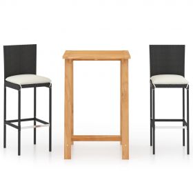 Set mobilier bar de gradina cu perne