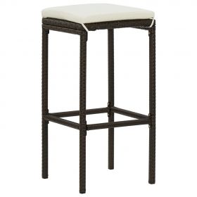 Set mobilier de bar de gradina cu perne
