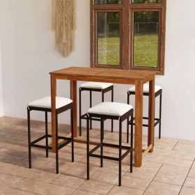 Set mobilier de bar de gradina cu perne