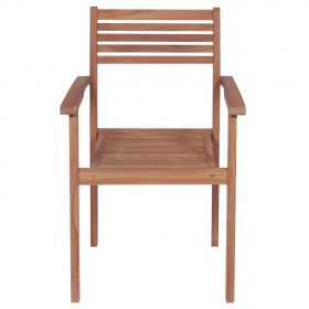 Scaune gradina perne rosu model carouri, 2 buc., lemn masiv tec