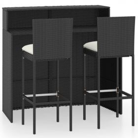 Set mobilier bar de gradina cu perne