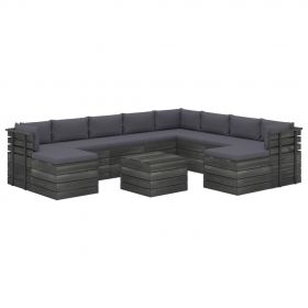 Set mobilier gradina paleti cu perne