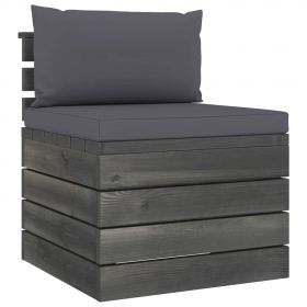 Set mobilier gradina din paleti cu perne