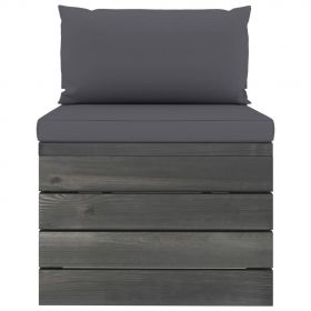 Set mobilier gradina din paleti cu perne