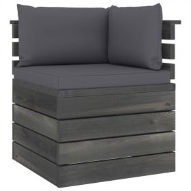 Set mobilier gradina din paleti cu perne