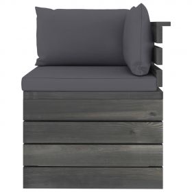 Set mobilier gradina din paleti cu perne